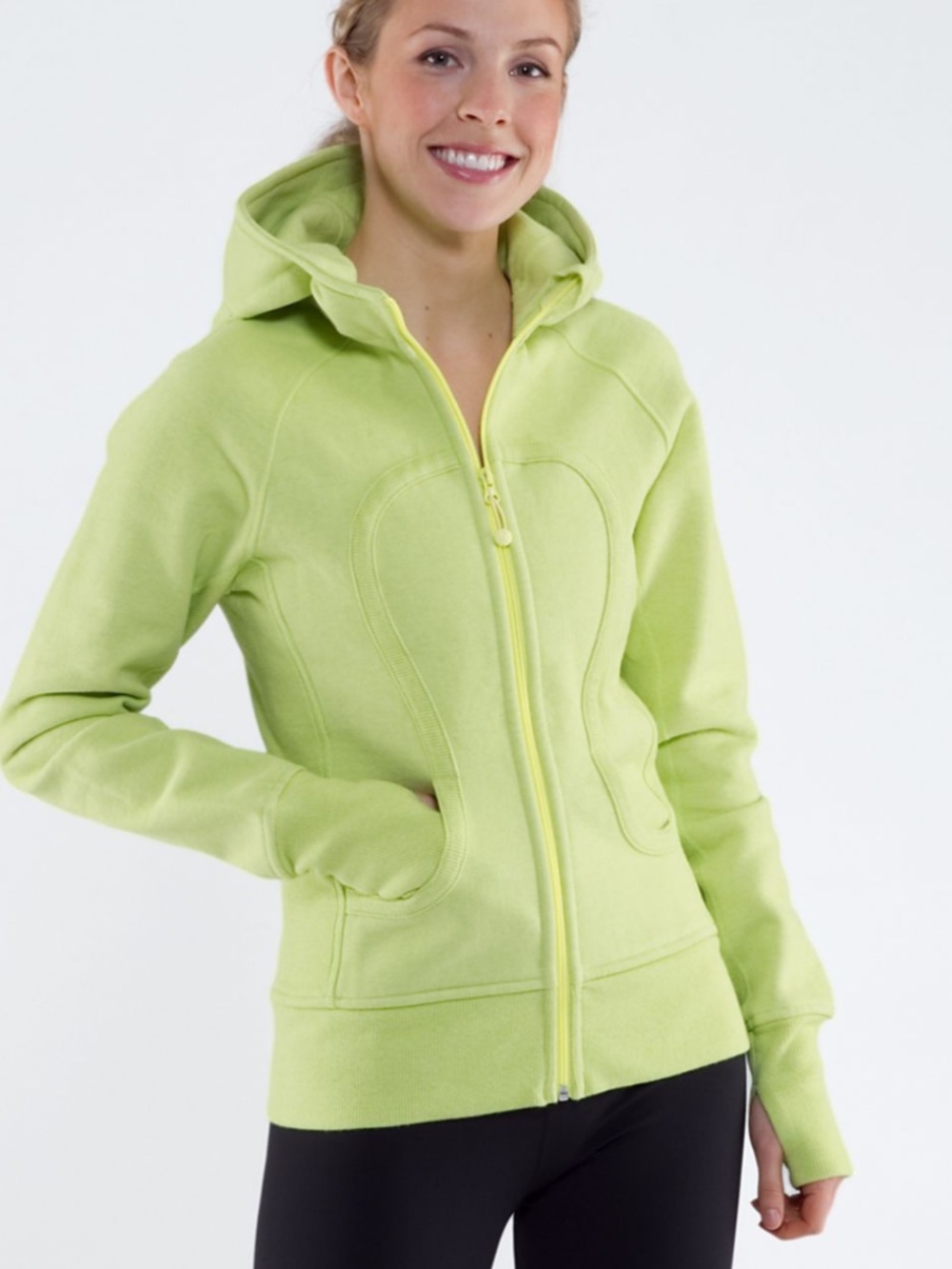 Lululemon Scuba Hoodie Citron Size 6